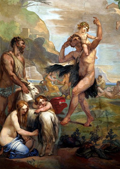 The Childhood of Bacchus by Giuseppe Bezzuoli